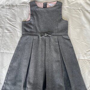Jacadi Paris Girls' Sleeveless Gray Dress Size 6